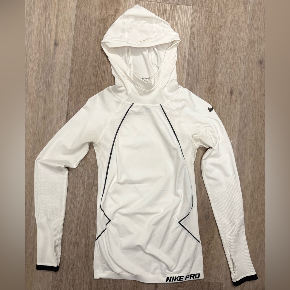 Nike Pro Hooded Long Sleeve Shirt